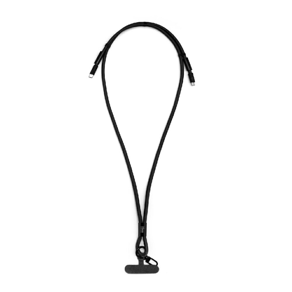 iSee PD快充掛繩 USB-C TO C 2in1 60W 1.5M 強韌夾片 支援資料傳輸 (IC-CC236)【領券滿額再折千12/31止】 0