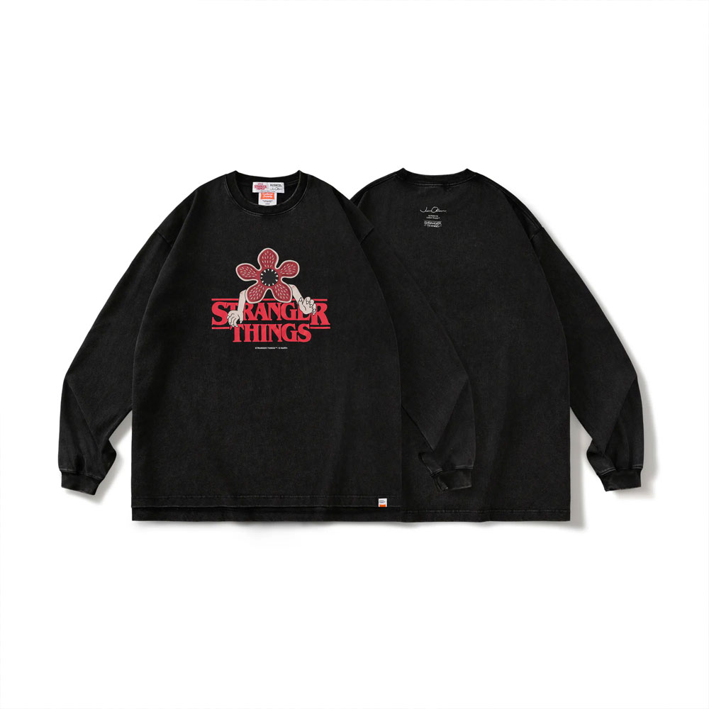 FILTER017® X Stranger Things X Jun Oson 魔神水洗長T 黑 H8160