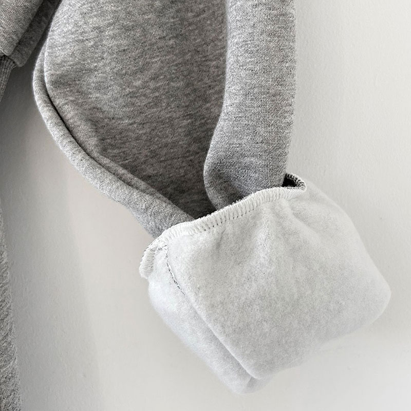 ANNAS 正韓縮腰口袋刷毛洋裝 腰身 縮腰 打折 長袖 長裙 長洋裝 連身裙 顯瘦 加厚棉 素面 保暖 加絨刷絨 韓國 3