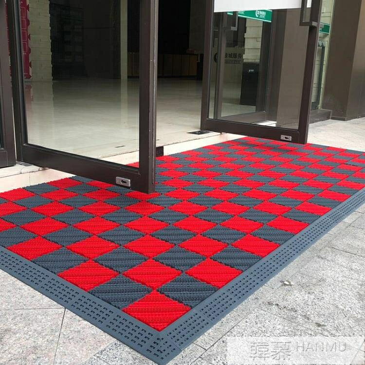 室外拼接地墊賓館防滑墊酒店門口腳墊進門蹭土塑膠地毯加厚防水墊