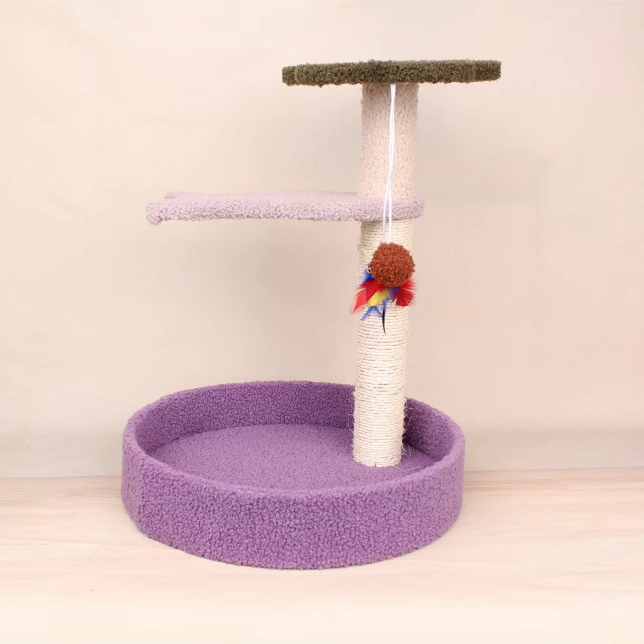 貓抓板 中型爬架玩具咪用品大窩劍麻抓柱抓板功能逗球