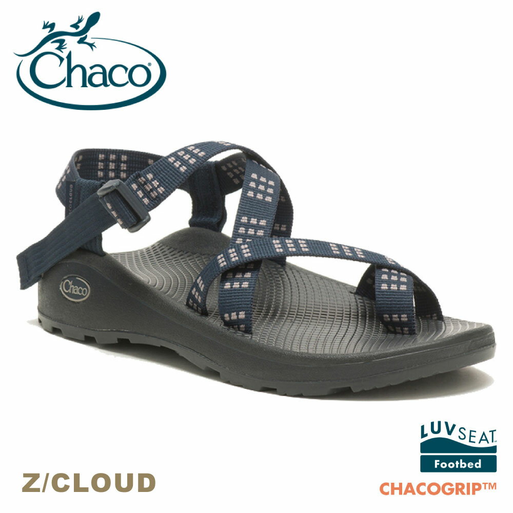 【CHACO 美國 男 Z/CLOUD涼鞋 夾腳款《星點海藍》】CH-ZLM02HH30/運動涼鞋