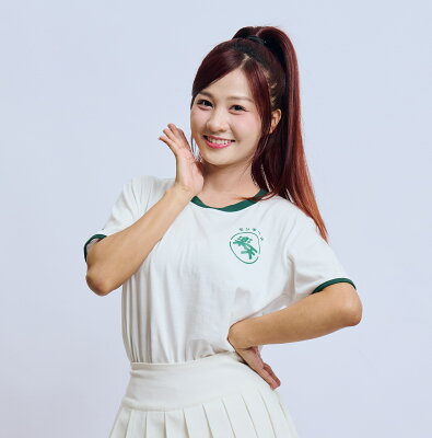 YOKOSO日系運動樂天短T-米白