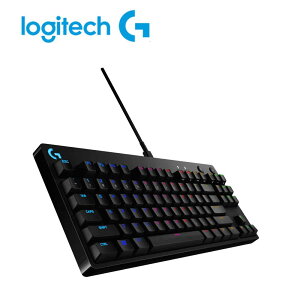 Logitech 羅技 PRO X 職業級競技機械式電競鍵盤(青軸)-富廉網