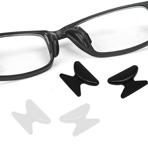 PS Mall【J817】鼻墊 眼鏡鼻墊 防滑鼻墊 眼鏡墊 矽膠鼻墊 眼鏡防滑 止滑鼻墊 眼鏡配件 1組1對