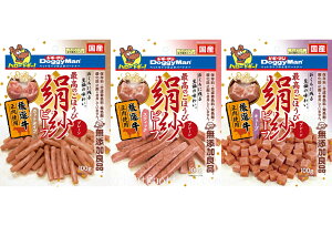 【寵愛家】日本DoggyMan多格曼-犬用絹紗牛肉條100g,無添加良品,軟質零食