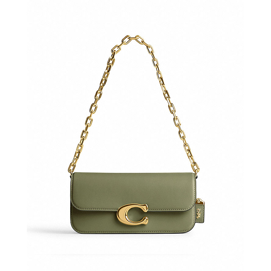 COACH IDOL23 簡約磁性搭扣開合 中號鏈條斜背包 單肩包 CP120(白色現貨/預購)~【 菲尼斯 國際精品 ★ APP下單天天10%點數回饋 】  女神手袋 3