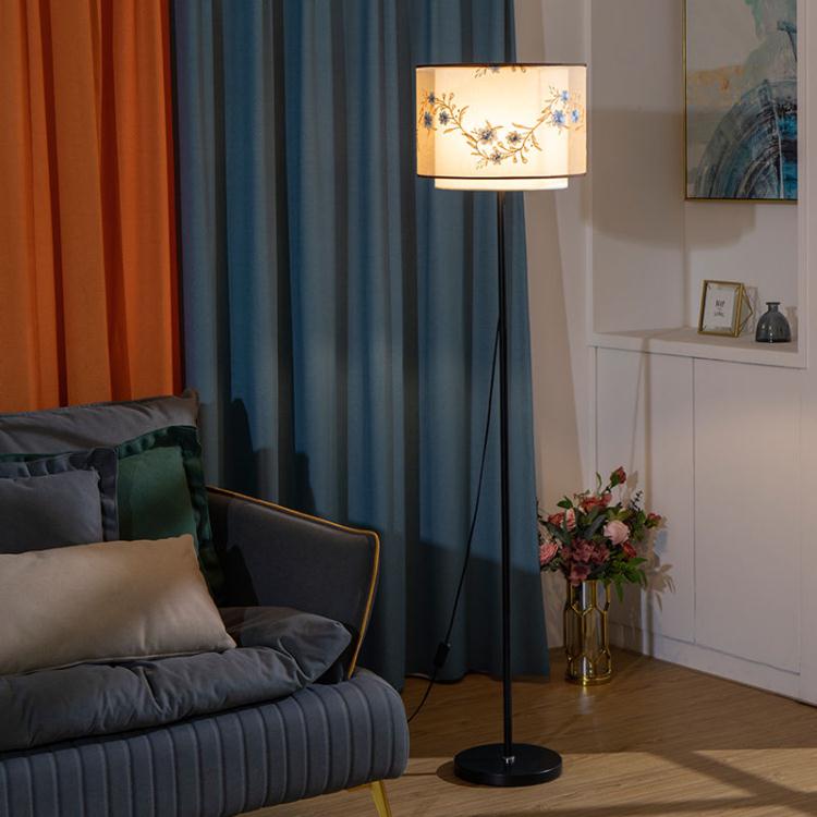 落地燈 簡約客廳臥室床頭酒店裝飾落地燈現代中式創意北歐LED台燈立地燈 快速出貨