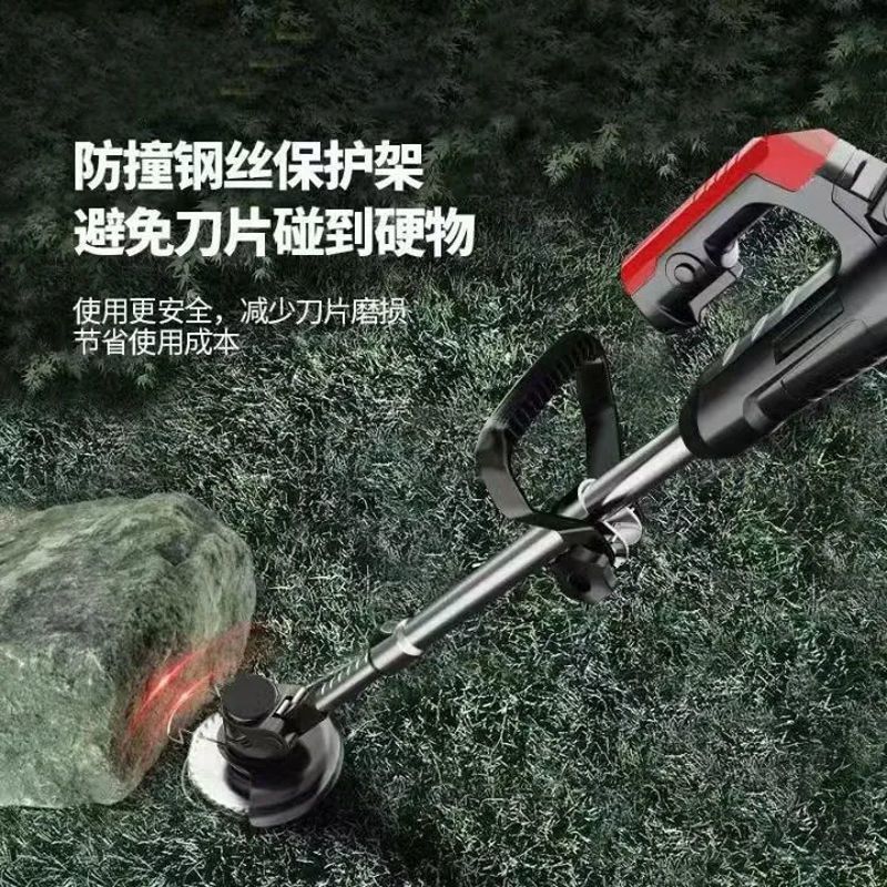 可開發票 日本技術鋰電割草機小型家用充電式草坪機手持農用果園打草神器