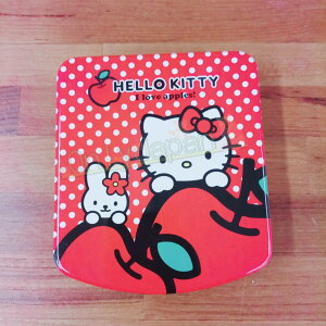 真愛日本 19020100093 便條紙鐵盒-KT蘋果白點紅 凱蒂貓kitty memo紙 便籤 辦公室小物 便條紙 文具