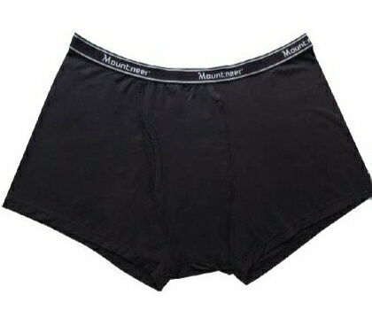 ├登山樂┤臺灣MOUNTNEER 山林 男排汗開洞四角內褲 黑 #11K77-01