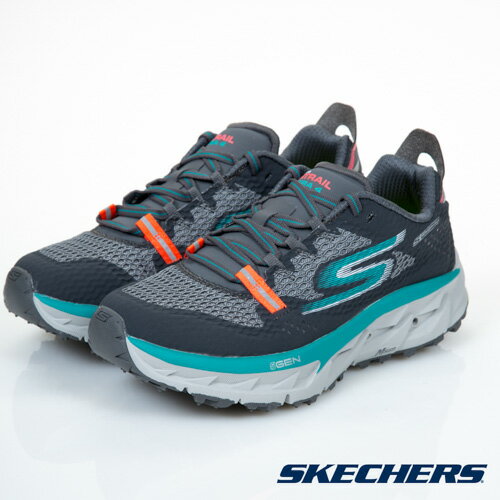 SKECHERS GO Trail Ultra 4 女鞋 慢跑 避震 緩衝 越野 回彈 黑 藍 灰 【運動世界】 14111CCTL