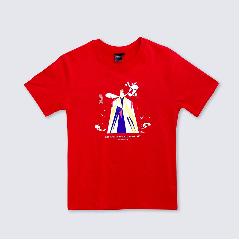 MILU X PILI 台灣故事 T-Shirt / 霹靂布袋戲 一頁書 / 紀念款  / 純棉 台灣製