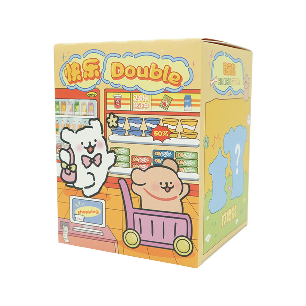 Double小狗盲盒擺件(款式隨機出貨)【九乘九購物網】