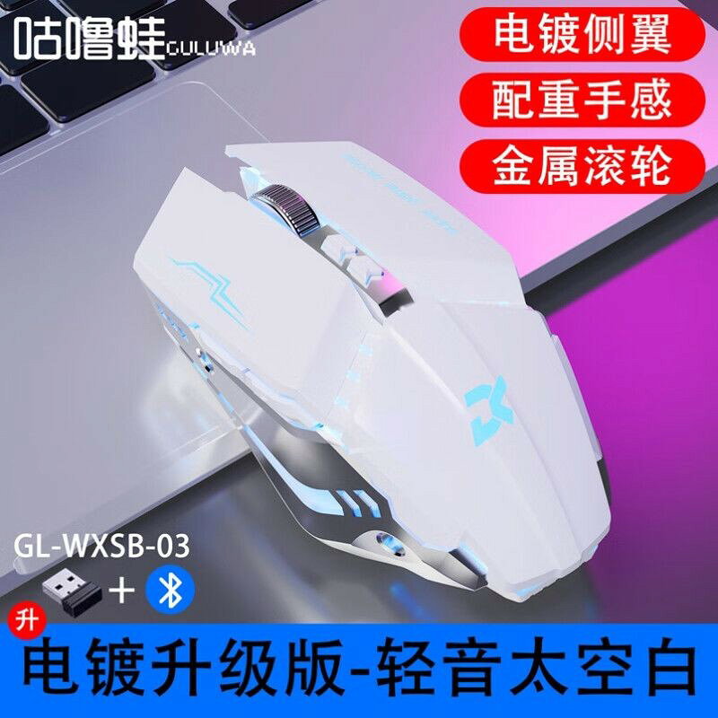 【無線充電】三模無線滑鼠 人體工學設計 筆電手機通用 藍芽滑鼠 辦公電競周邊