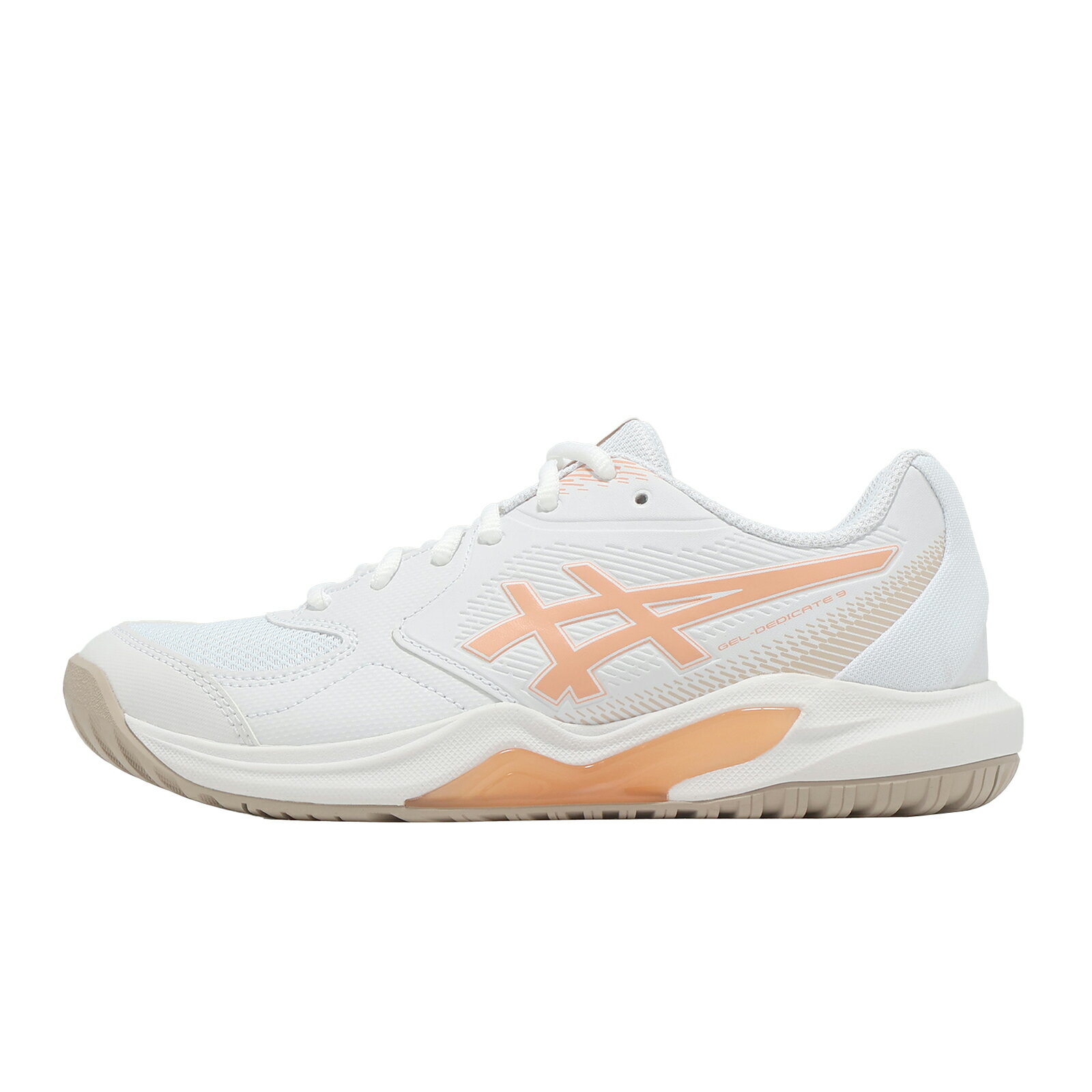 Asics 亞瑟士 網球鞋 匹克球鞋 GEL-Dedicate 9 D 女鞋 寬楦 白 避震 1042A315100