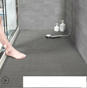 浴室防滑地墊衛生間淋浴房洗澡腳墊地面墊高防水廁所整鋪大面積