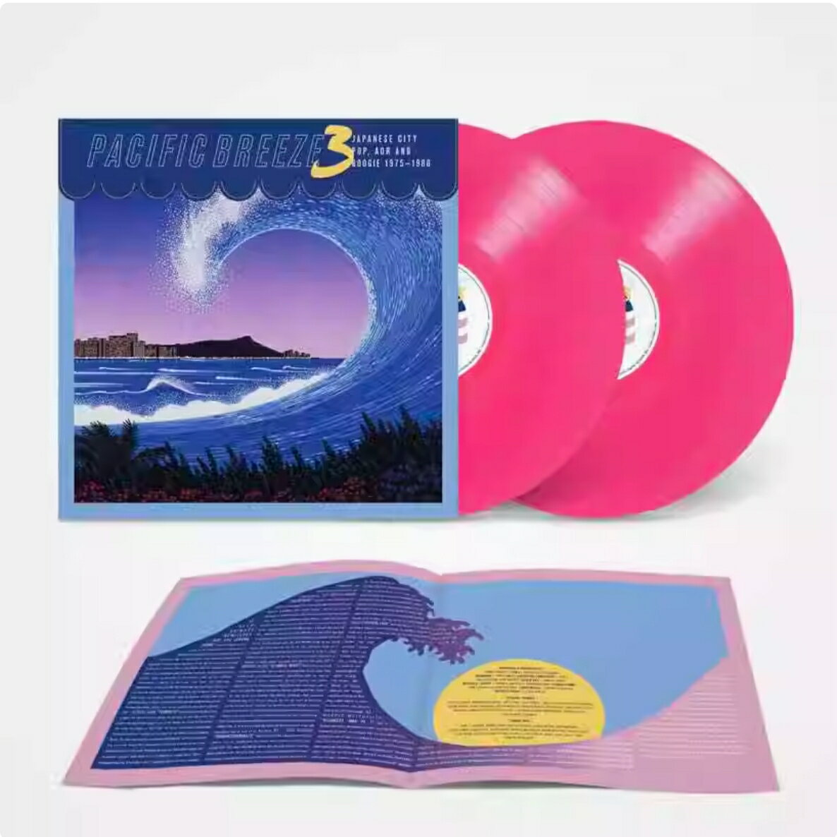 【粉膠】Pacific Breeze 3 City pop 限量 黑膠唱片2LP