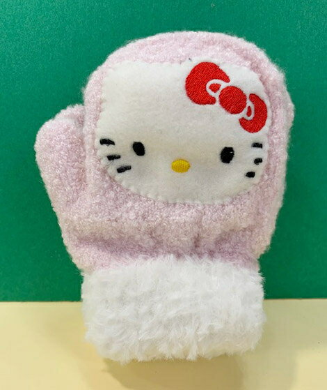 【震撼精品百貨】Hello Kitty 凱蒂貓 三麗鷗 KITTY 啾啾兒童手套-粉#30902 震撼日式精品百貨