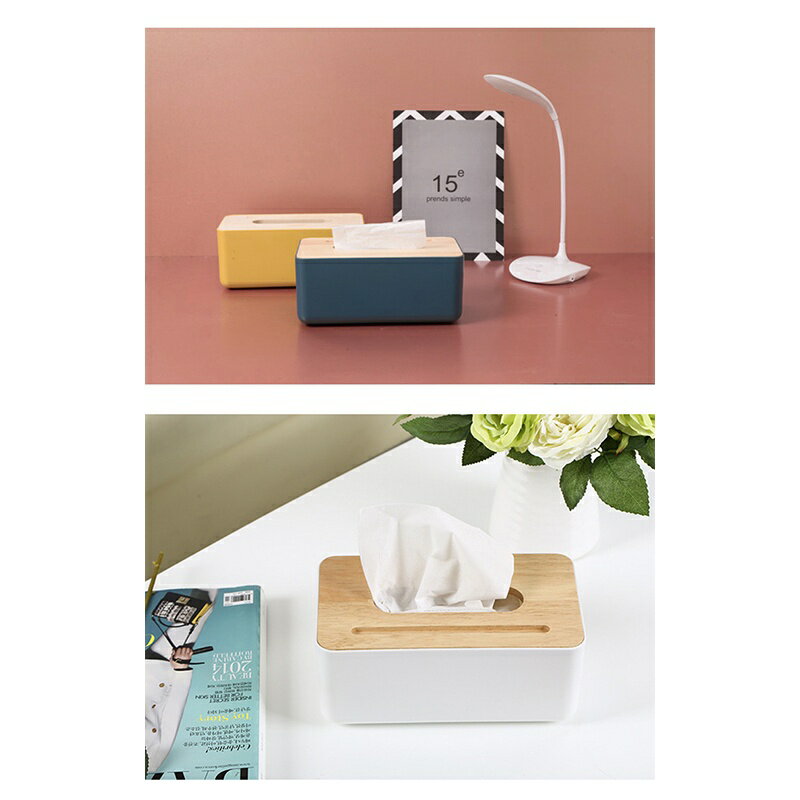 原木蓋面紙盒【Y040】台灣出貨紙巾盒 面紙盒 原木面紙盒 木頭面紙盒 木質面紙盒 北歐風 ins 桌面收納 日用品 4