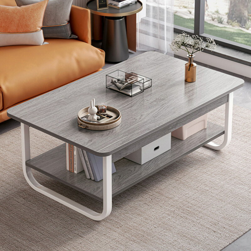 茶幾客廳家用小戶型簡約現代創意茶桌雙層沙發邊幾方桌簡易小桌子