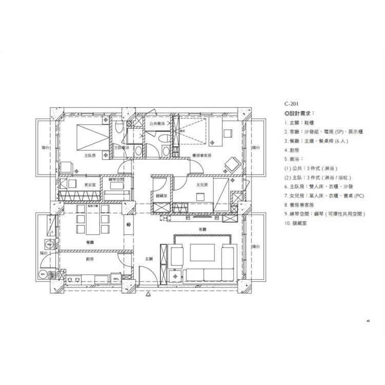 室內設計手繪製圖必學4【2024最新考題版】:術科詳解必勝全攻略 1