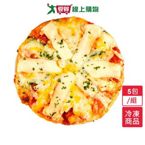 瑪莉屋PIZZA重乳酪瑪格麗特5包/組(150G/包)【愛買冷凍】