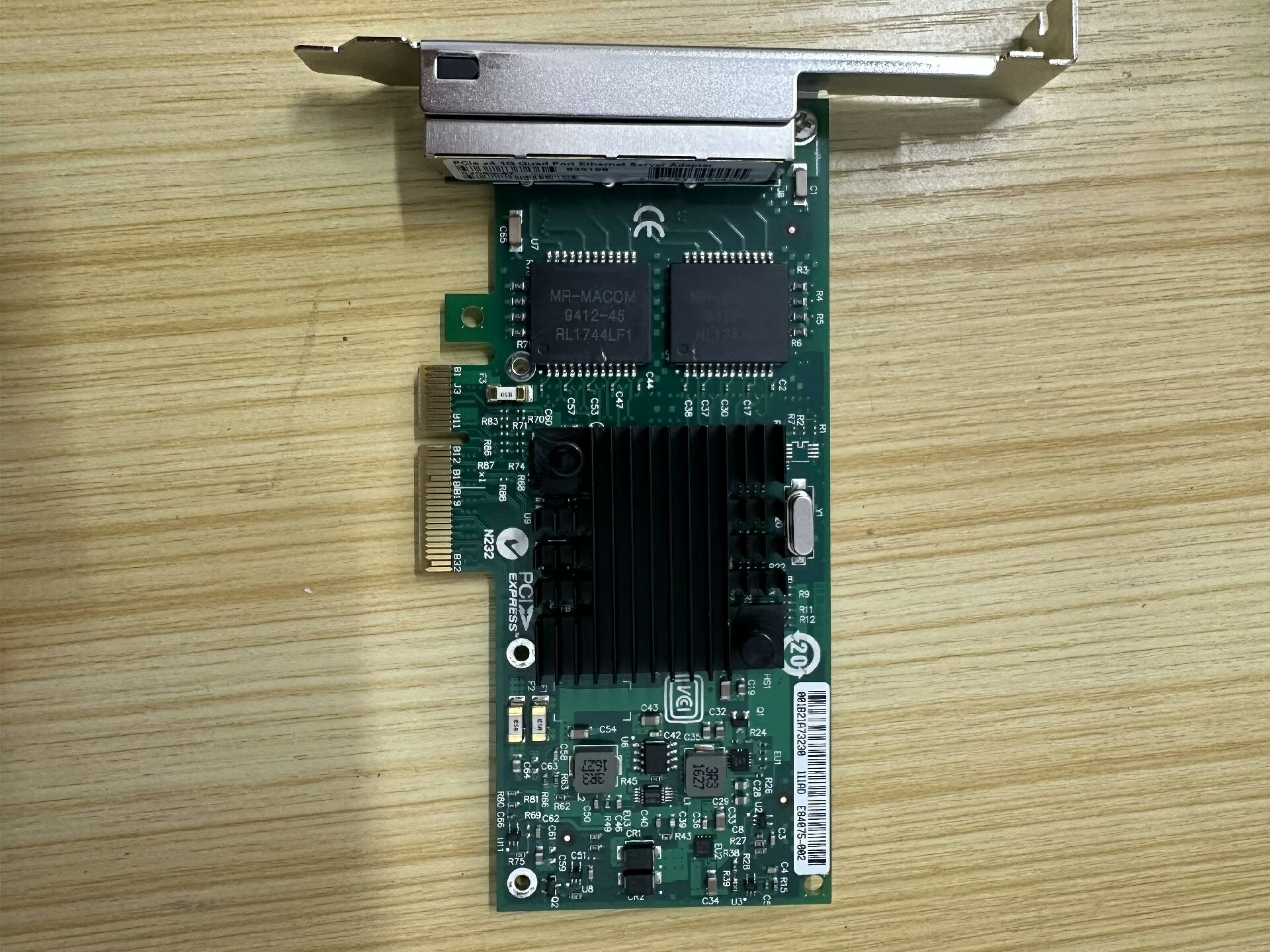Intel 82580-4T 千兆網絡卡 高效能伺服器網路卡 四埠PCI-E介面 穩定傳輸 低延遲 辦公遊戲皆適用 現貨速發