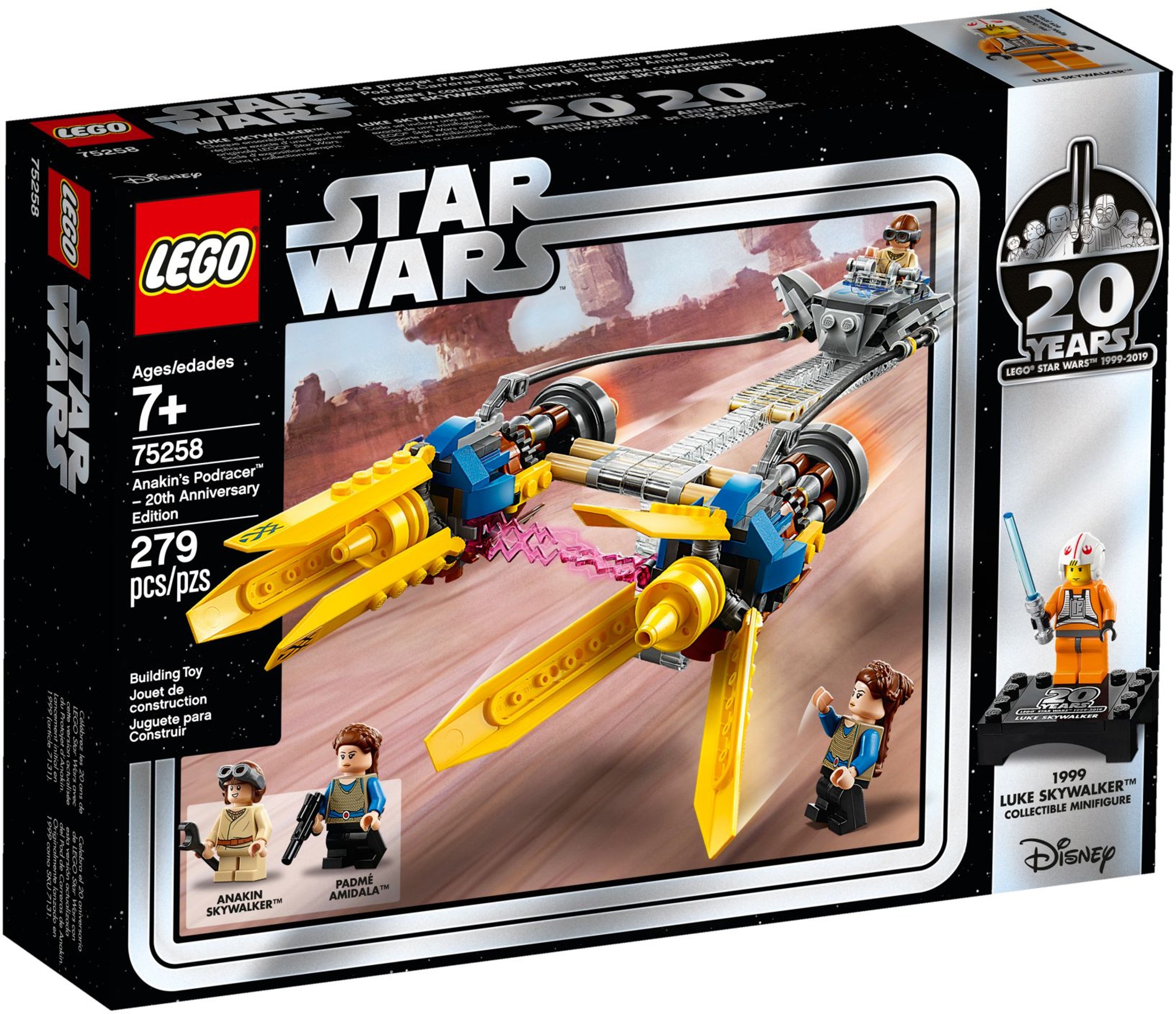 ☆勳寶玩具舖【現貨】LEGO 樂高 Star Wars 星際大戰系列 20周年 75258 Anakin's Podracer