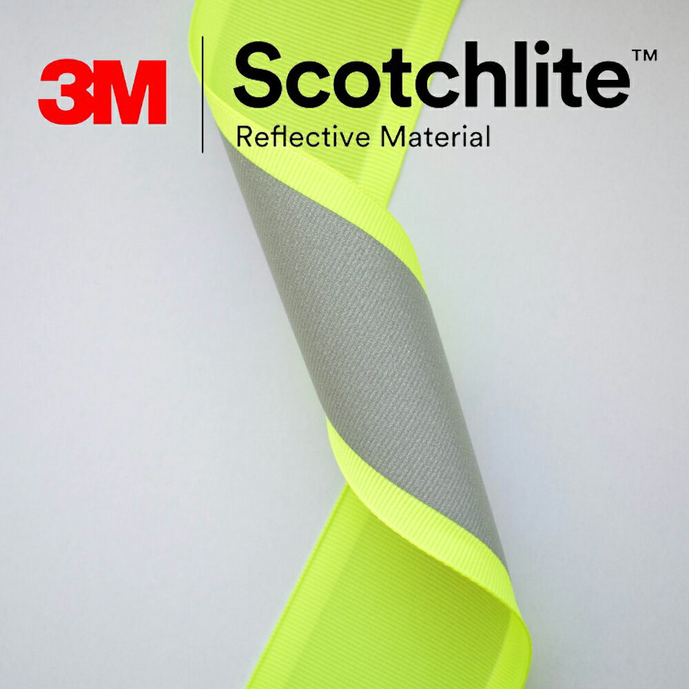 3M Scotchlite C725 AW20064螢黃反光織帶 反光帶 反光條 反光材度為5公分/反光3.8公分 螢黃反光織帶 可水洗反光條 Safetylite