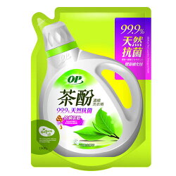 ★買一送一★OP 茶酚防蹣低敏洗衣精補充包1.5kg【愛買】