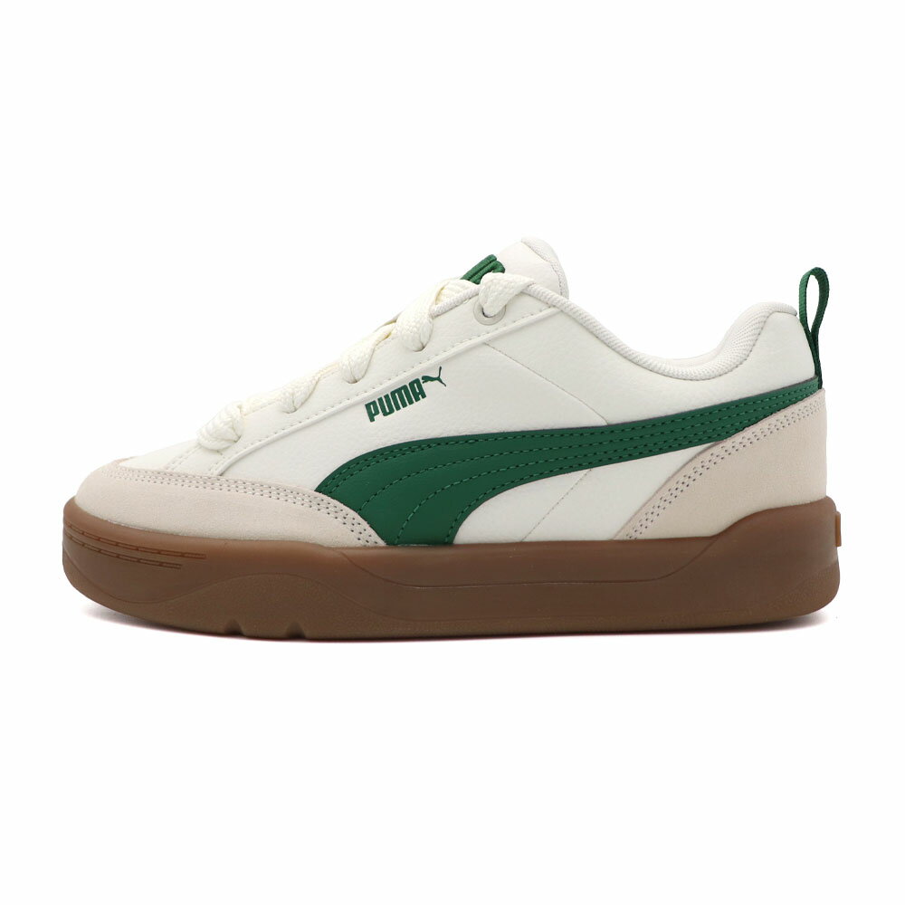【全館滿額折】Puma Park Lifestyle OG 米綠色 皮革 復古 平底 休閒 滑板鞋 男女款 B5426【新竹皇家39726202】