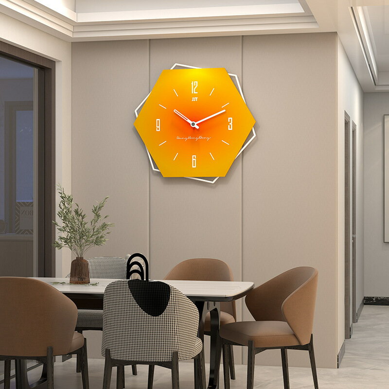 現代簡約客廳鐘表時尚家用裝飾創意掛鐘個性網紅餐廳藝術時鐘掛墻