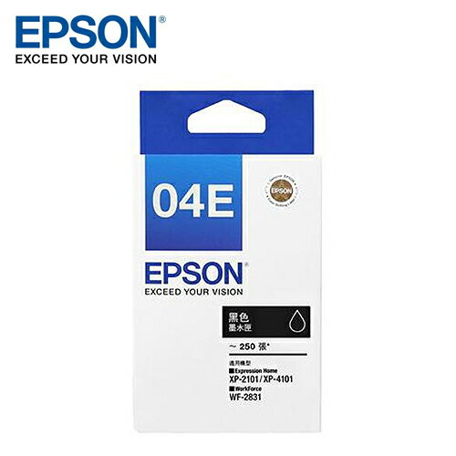 【EPSON】T04E150 黑色墨水匣【三井3C】
