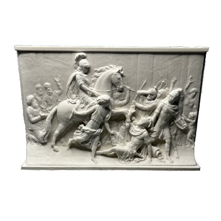 北歐ins復古羅馬浮雕擺件人物雕塑美術石膏像家居軟裝立體版畫