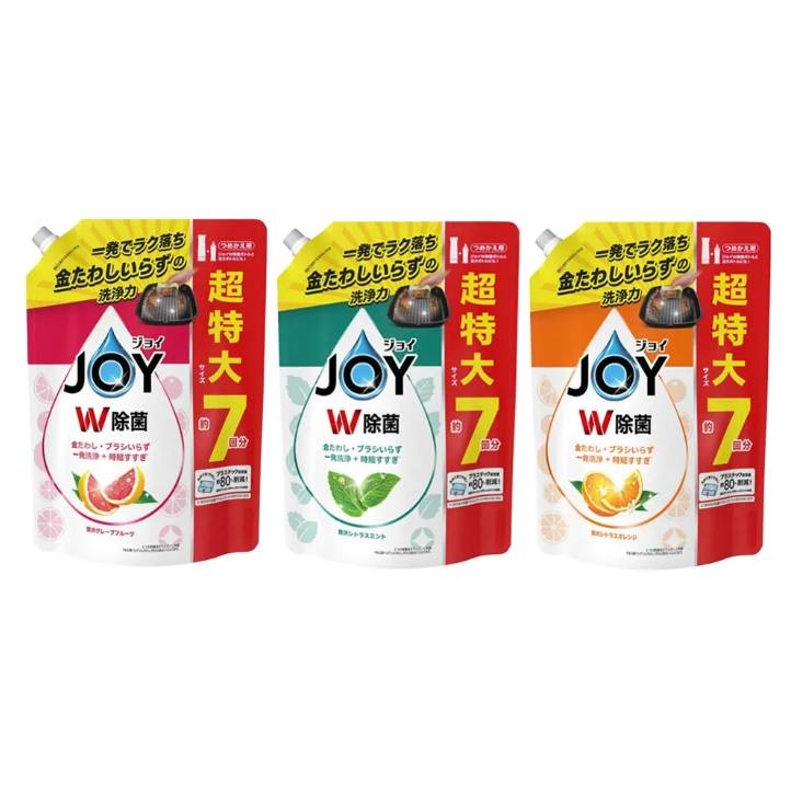 日本製 P&G JOY 速淨除油濃縮洗碗精 930ml 補充包 雙重消臭＊夏日微風＊