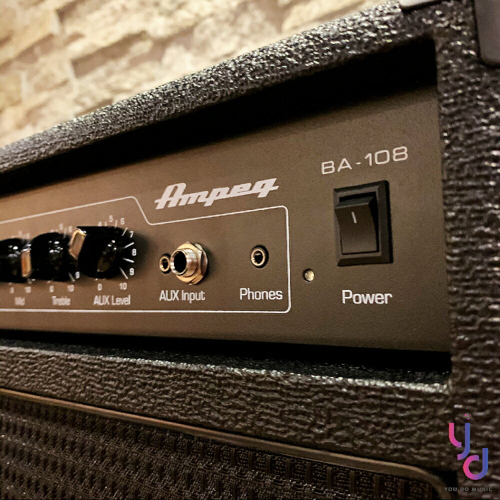 預購!】分期免運贈專用導線公司貨AMPEG BA 108 V2 新版Bass 電貝斯音箱