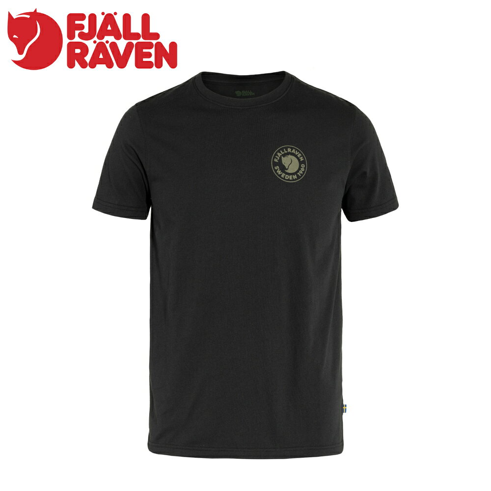 【Fjallraven 小狐狸 1960 Logo 男T-shirt《深藍》】F87313/短T/短袖/棉T/圓領T