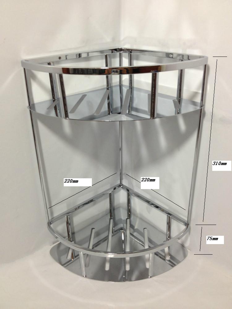 不銹鋼三角圓形轉角鋼板網籃置物鏤空長方形單雙層衛浴掛件