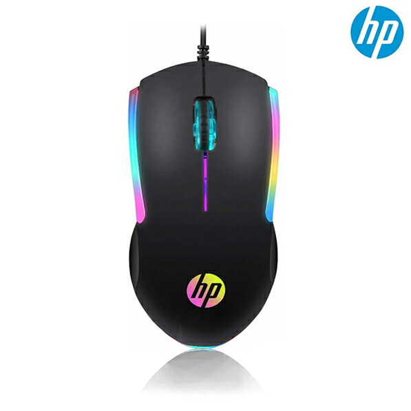 HP惠普 M160 電競遊戲有線滑鼠 電競滑鼠 電腦滑鼠 電競鼠 RGB滑鼠 炫彩燈效 RGB呼吸燈