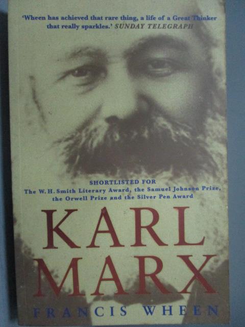 【書寶二手書T6／原文小說_OBK】KARL MARX_Francis Wheen