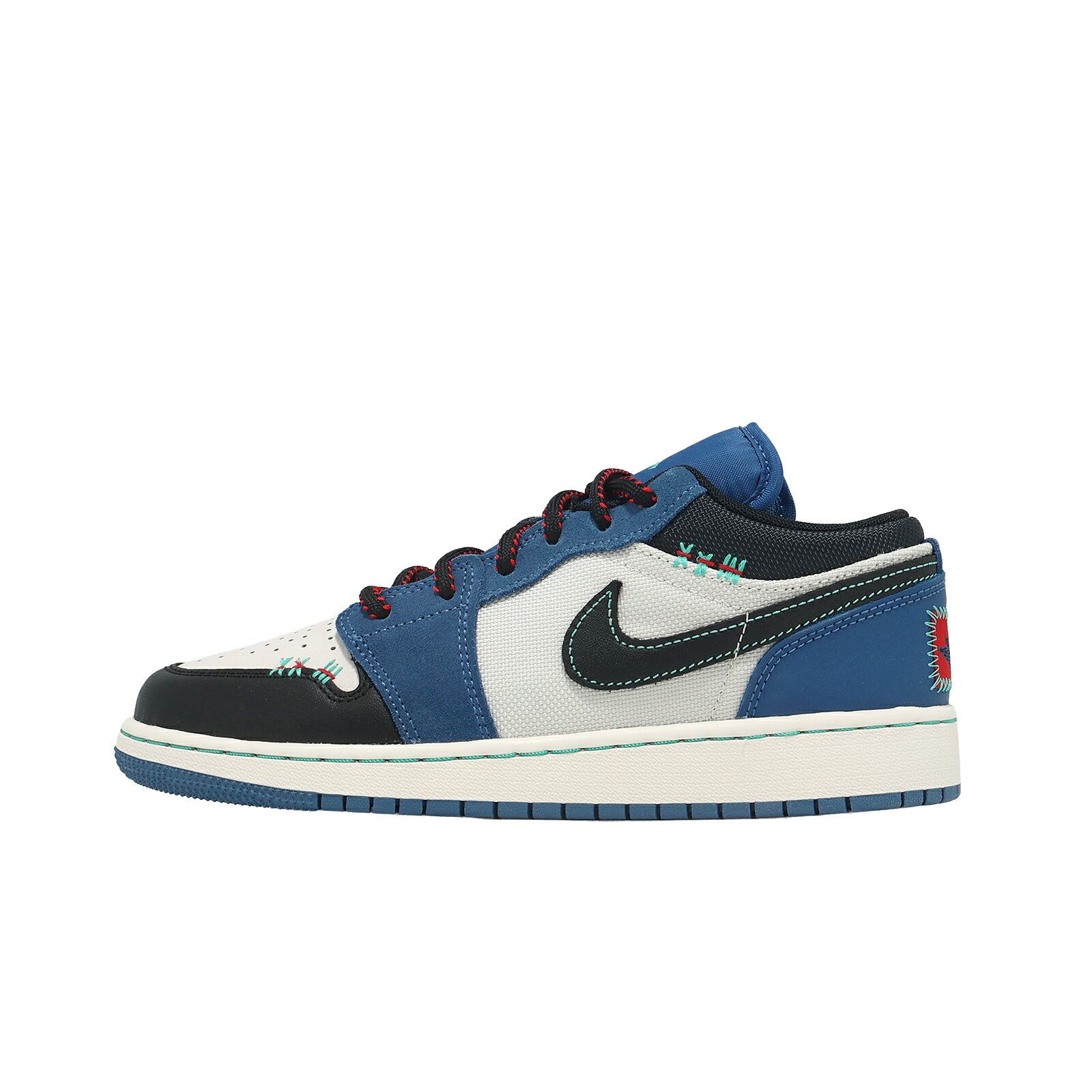 Nike 休閒鞋 Air Jordan 1 Low SE GS 大童 女鞋 藍 AJ1 IO2062-400
