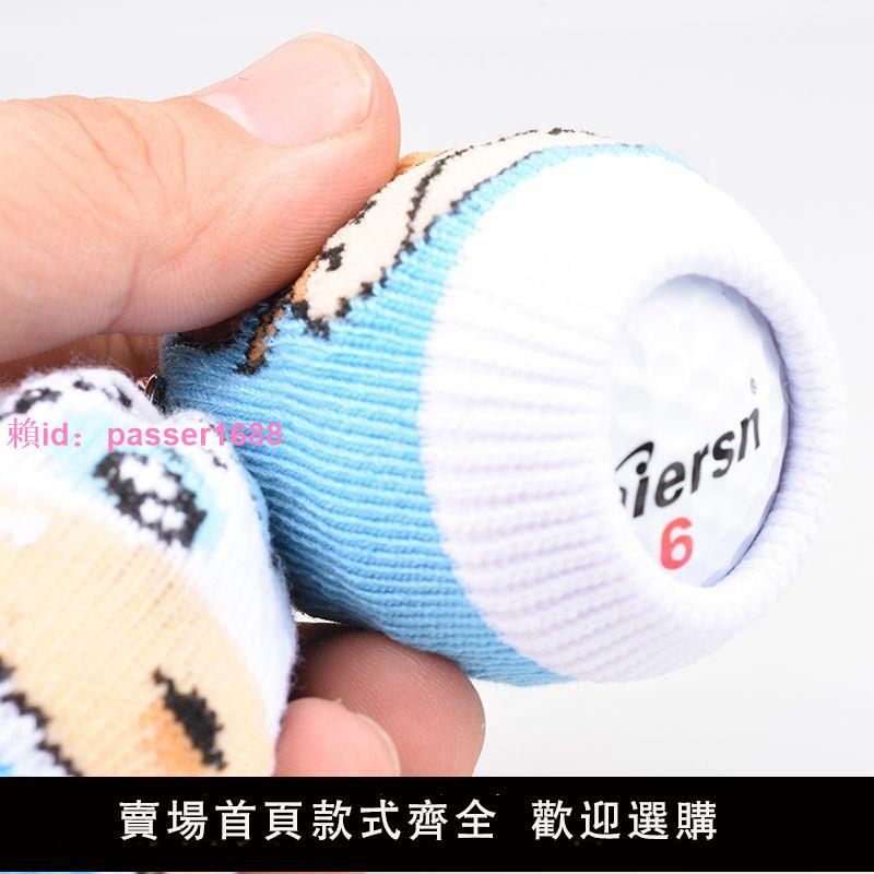 韓國卡通毛絨高爾夫裝球小包掛件掛飾防丟失高爾夫球小腰包小球袋
