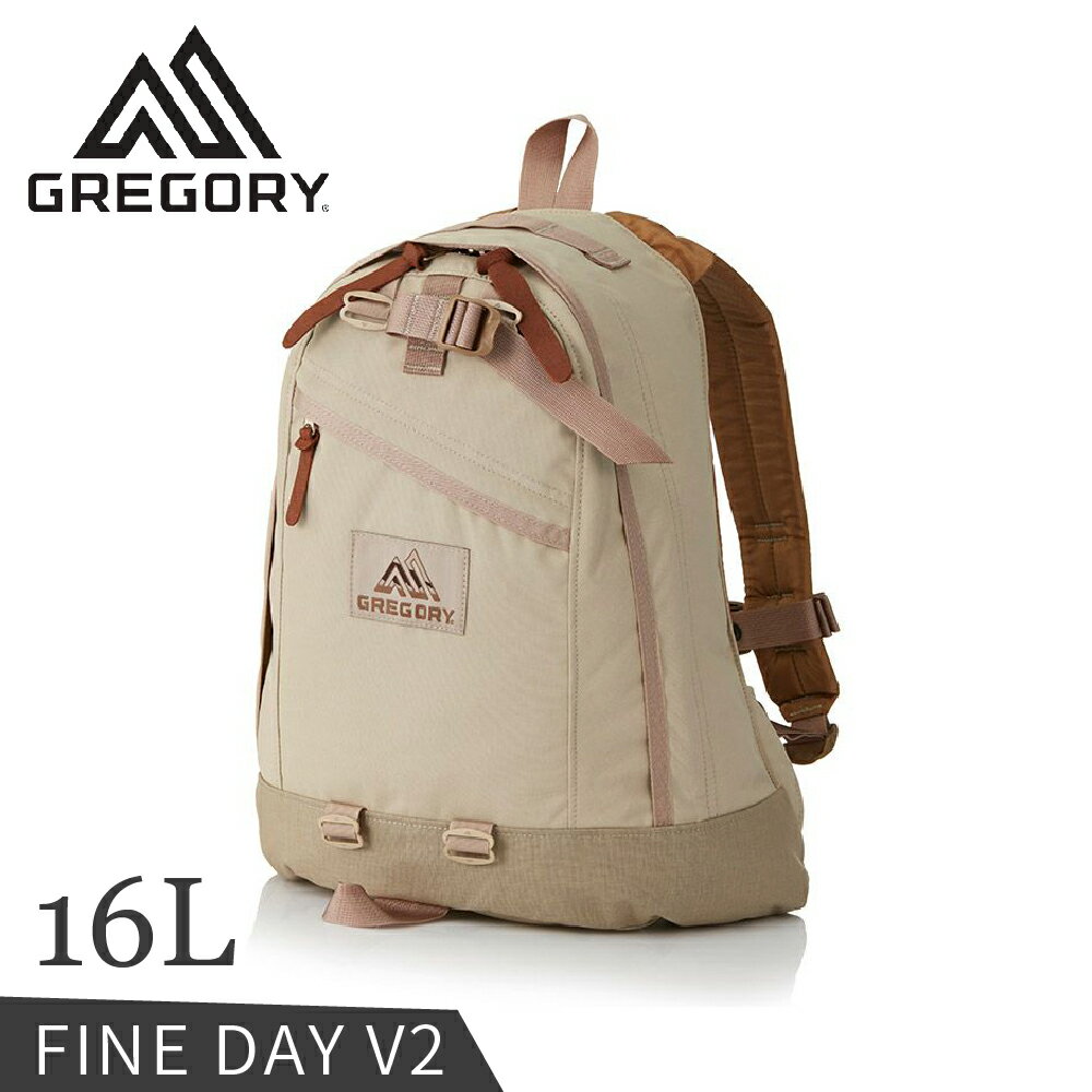 【GREGORY 美國 16L FINE DAY V2 後揹包《漠沙色》】137539/雙肩揹包/日系街包/休閒揹包/登山