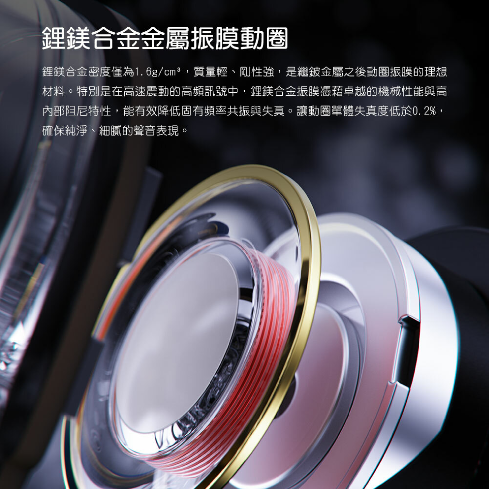 FiiO FX17 鈦金屬外殼 鋰鎂合金動圈 Hi-Res認證 MMCX 可換線耳機 | 金曲音響 4