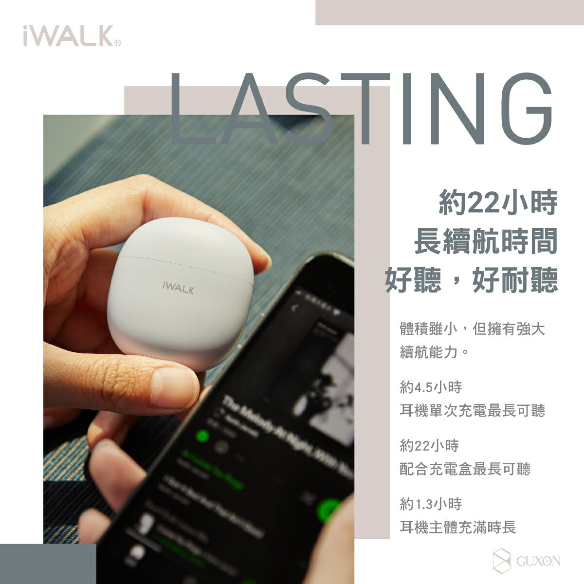 iWALK 鵝鑾石藍芽耳機 5.2 Bluetooth 馬卡龍色 運動耳機 iphone耳機 無線耳機 降噪 8