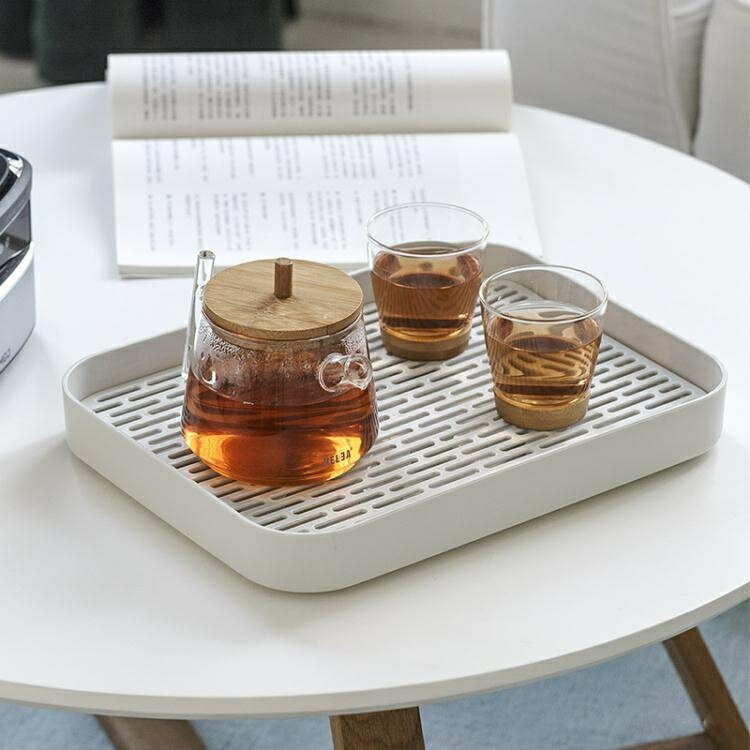 放杯子的託盤家用杯架瀝水架茶杯茶具裝玻璃杯收納盒置物架晾杯架