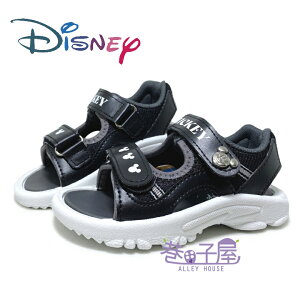 迪士尼DISNEY 童款米奇雙帶運動涼鞋 [121042] 黑 MIT台灣製造【巷子屋】