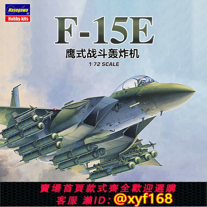 {保固一年 可打統編}3G模型 長谷川拼裝飛機 00540 美國F-15E戰鬥攻擊機 1/72