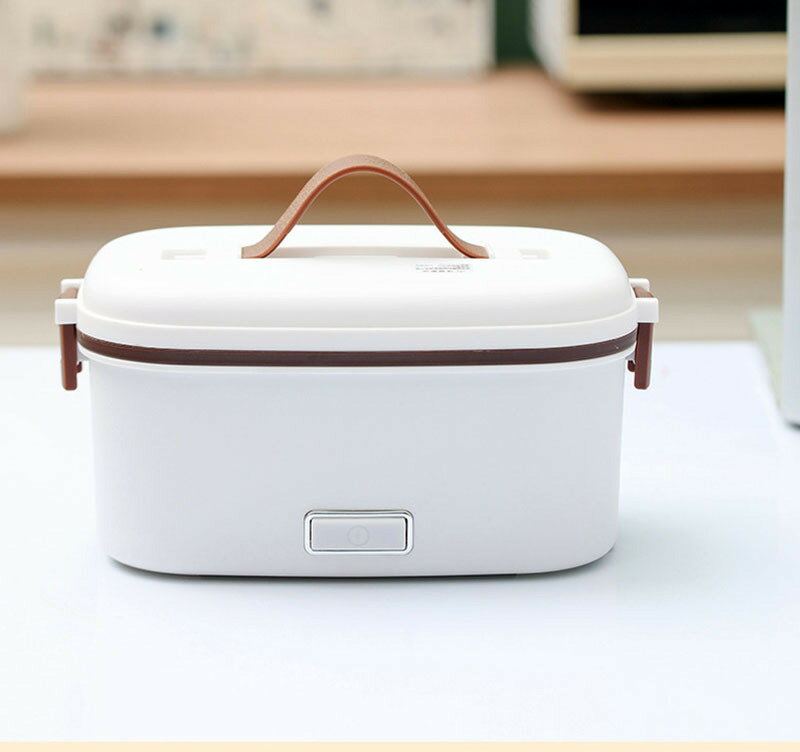 110V電熱飯盒分格保溫加熱便當盒美規英標小家電車家兩用小家電【北歐家居生活】